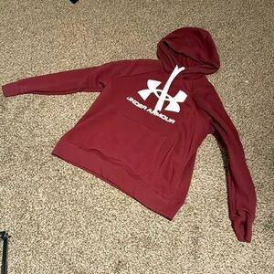 Lg underarmour Maroon hoodie